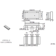 CSTCE_G,陶瓷晶振,村田陶瓷諧振器