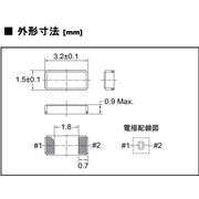 西鐵城晶振,石英晶體諧振器,CM315H晶振,無源SMD晶振