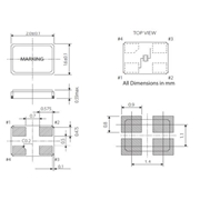 Vectron晶振,VXM9晶振,四腳貼片晶振