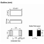 IQD晶振,CFPX-217晶振,32.7680kHz-CFPX-217-20/12.5晶振