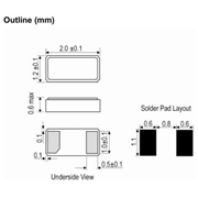 IQD晶振,IQXC-25晶振,32.768kHz-IQXC-25-20/12.5晶振